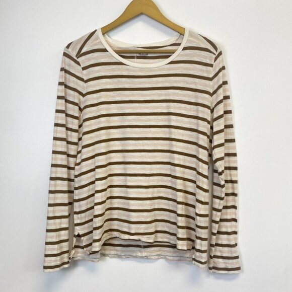 Madewell Striped Long Sleeve Top - Picture 1 of 9